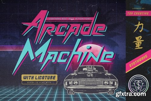 CM - Arcade Machine 80's Retro Font 2421344