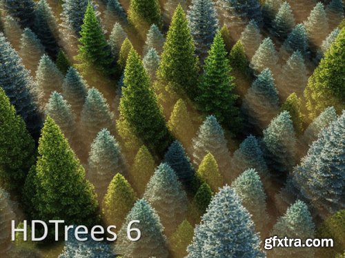 HD Trees Vol 6 for Cinema4D