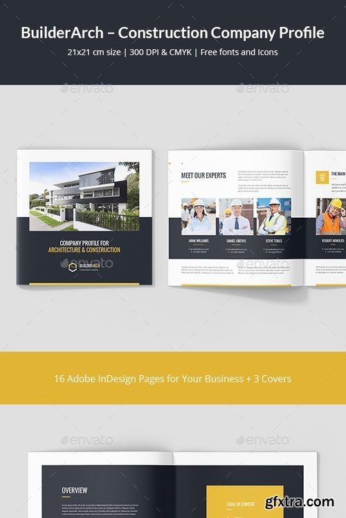 GraphicRiver - BuilderArch – Construction Company Profile Square 22012386