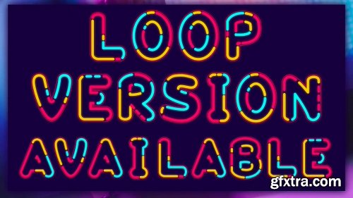 Videohive Neon Alphabet 20933440