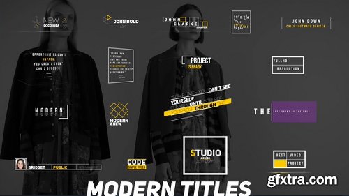 Videohive Modern Titles 20937433