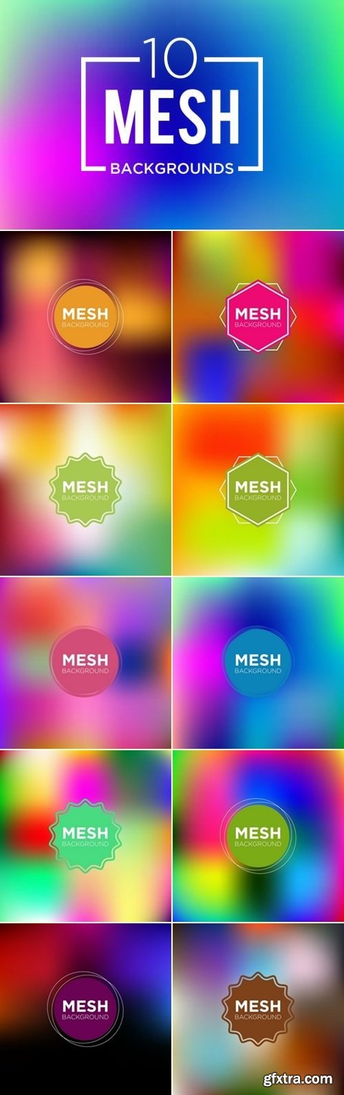 10 Mesh Abstract Backgrounds