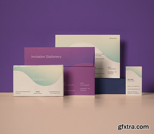 Invitation Stationery Mockup vol 12