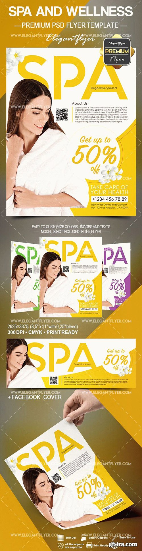 Spa and Wellness – Flyer PSD Template