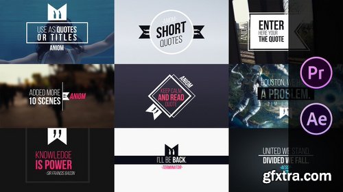 Videohive Short Quotes 21811904