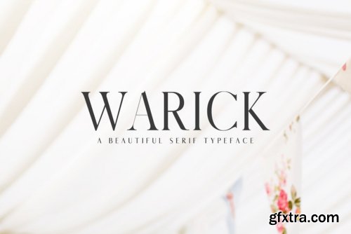 Warick Font Family - 6 Fonts