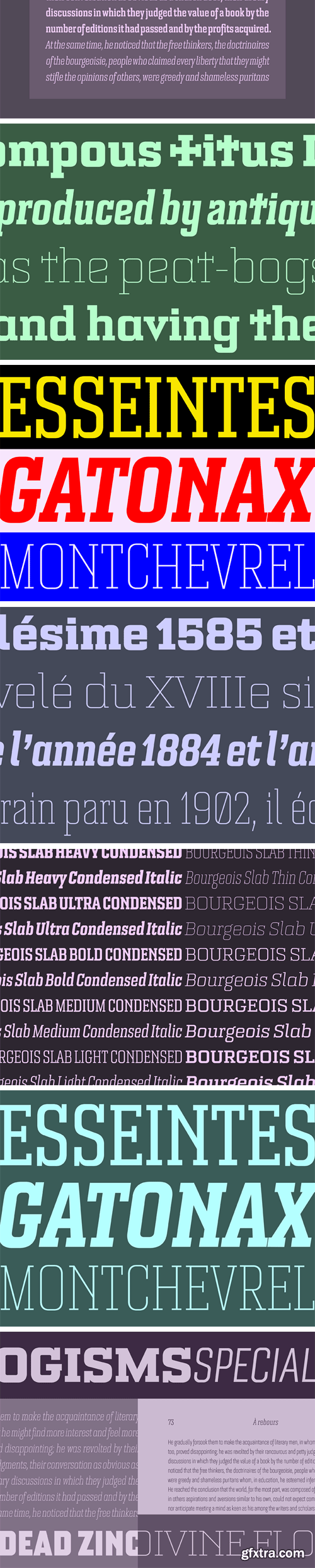 Bourgeois Slab Font Family