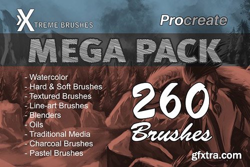 CreativeMarket - Procreate MEGA PACK 2609070