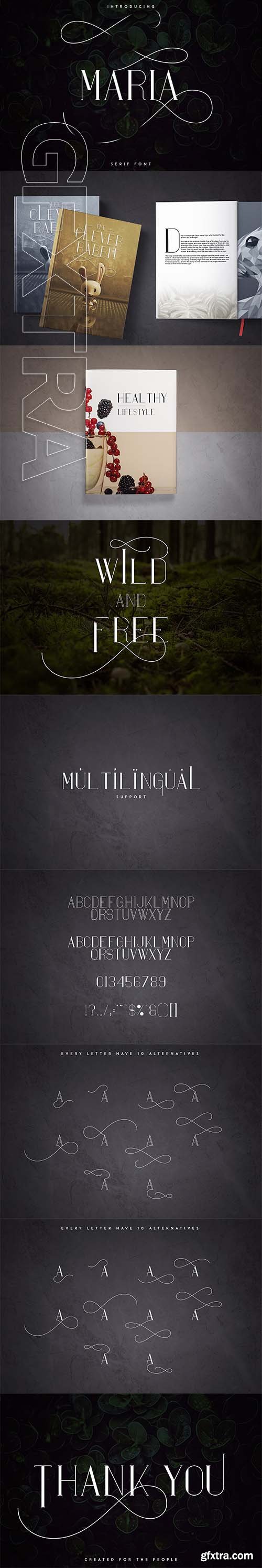 CreativeMarket - Maria Serif Font 2606932