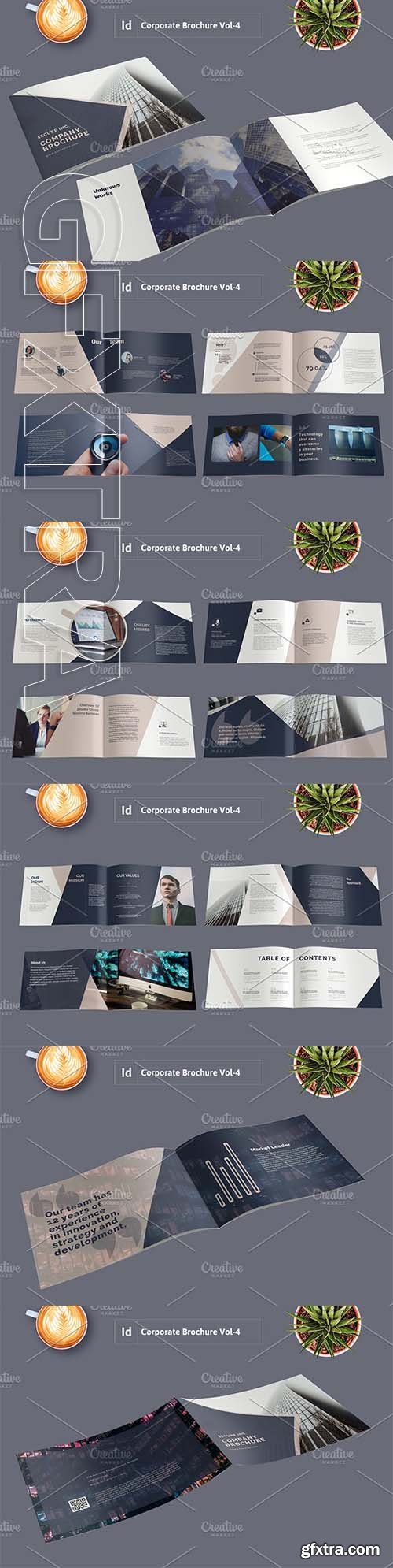 CreativeMarket - Corporate Brochure Template Vol.4 2578645