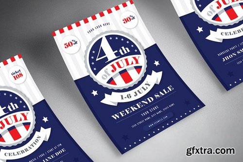 Modern 4th Of July Flyer