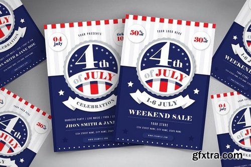 Modern 4th Of July Flyer