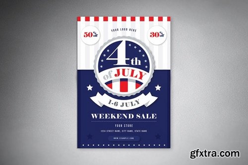 Modern 4th Of July Flyer