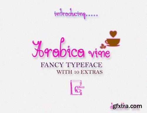 Arabica Vine Font