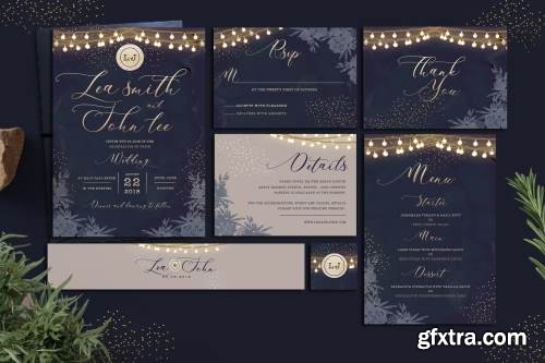 String Lights Invitation