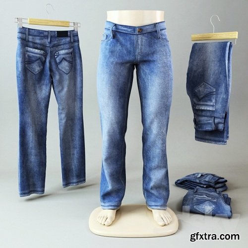 Jeans 3d Model