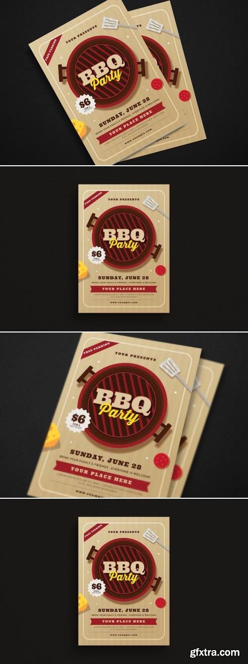 BBQ Party Event Flyer