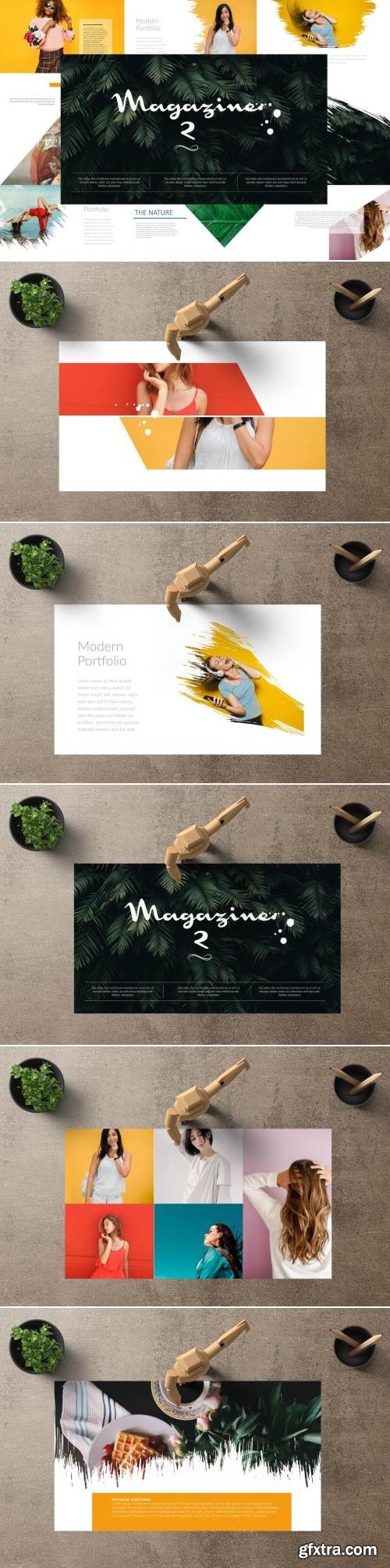 MAGAZINE 2 Powerpoint template