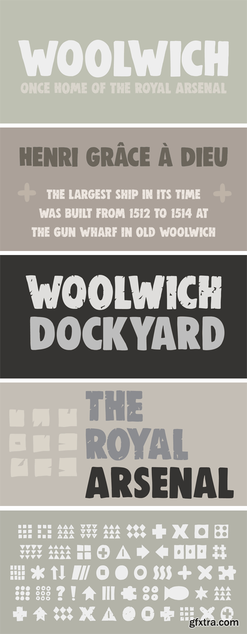 Woolwich Font Family