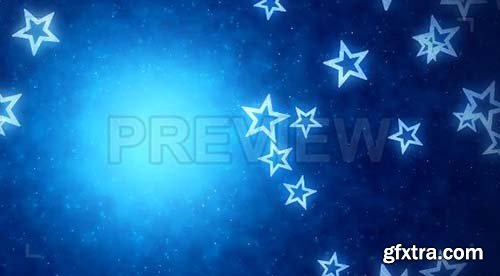 Falling Blue Stars Background - Motion Graphics 88292