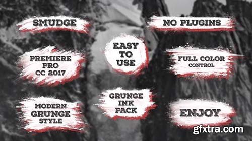 Grungy Smudge Titles - Premiere Pro Templates 85747