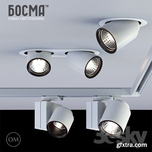 Collection of lamps ANI (BOSMA) 3d Models