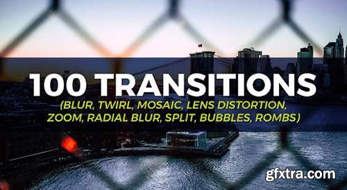 100 Transition Pack - Premiere Pro Templates 86143