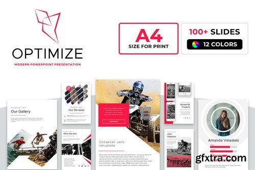 CM - A4 Optimize Powerpoint Template - 2207780