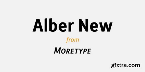 Alber New Font Family