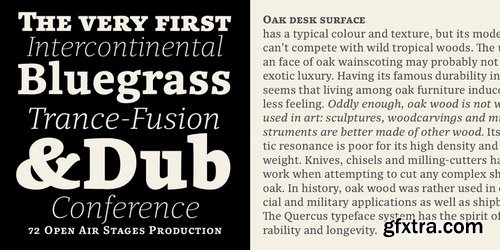 Quercus 10 Font Family