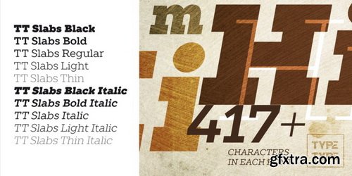 TT Slabs Font Family