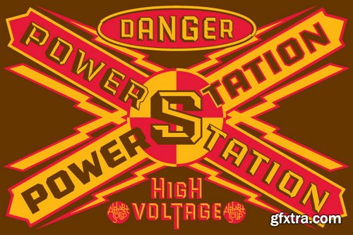 PowerStation Font Family