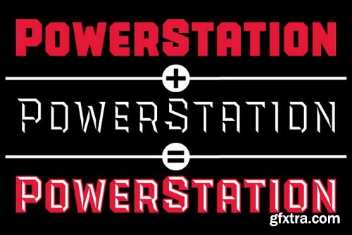 PowerStation Font Family