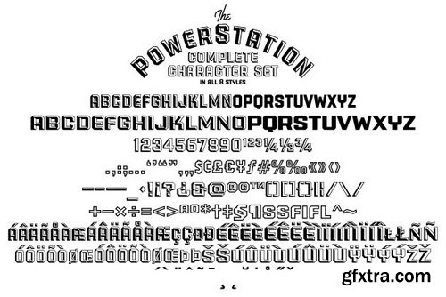 PowerStation Font Family