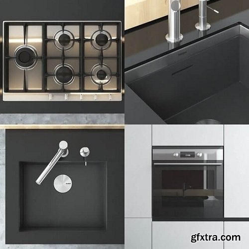 Kitchen Poliform Artex 3D model