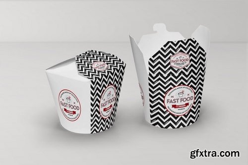 Fast Food Boxes Vol9 Take Out Packaging Mockups