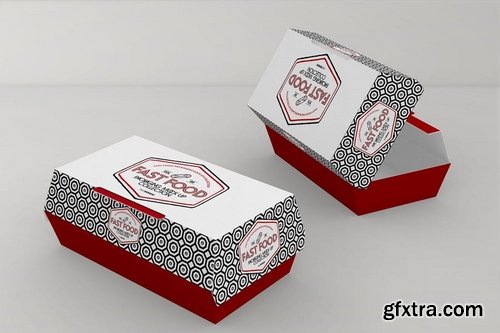 Fast Food Boxes Vol9 Take Out Packaging Mockups