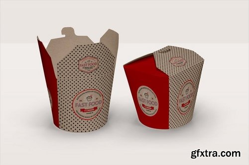 Fast Food Boxes Vol9 Take Out Packaging Mockups