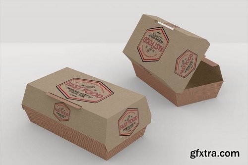 Fast Food Boxes Vol9 Take Out Packaging Mockups