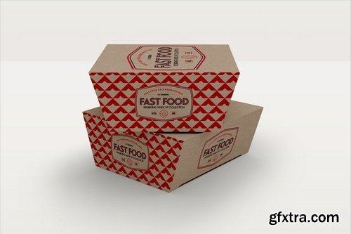 Fast Food Boxes Vol9 Take Out Packaging Mockups