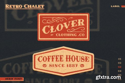 Retro Chalet Font Family - 2 Fonts