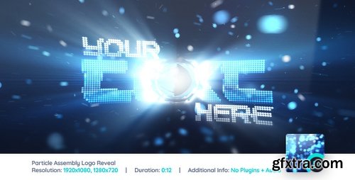 Videohive Particle Assembly Logo Reveal 21403340