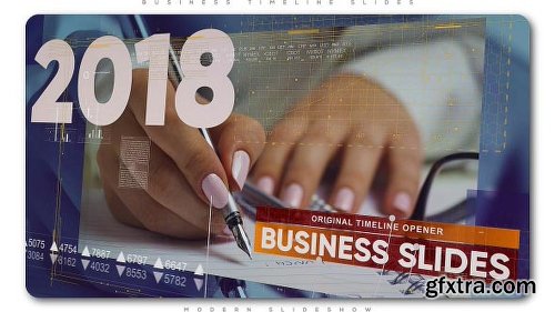 Videohive Business Timeline Slides 21451587