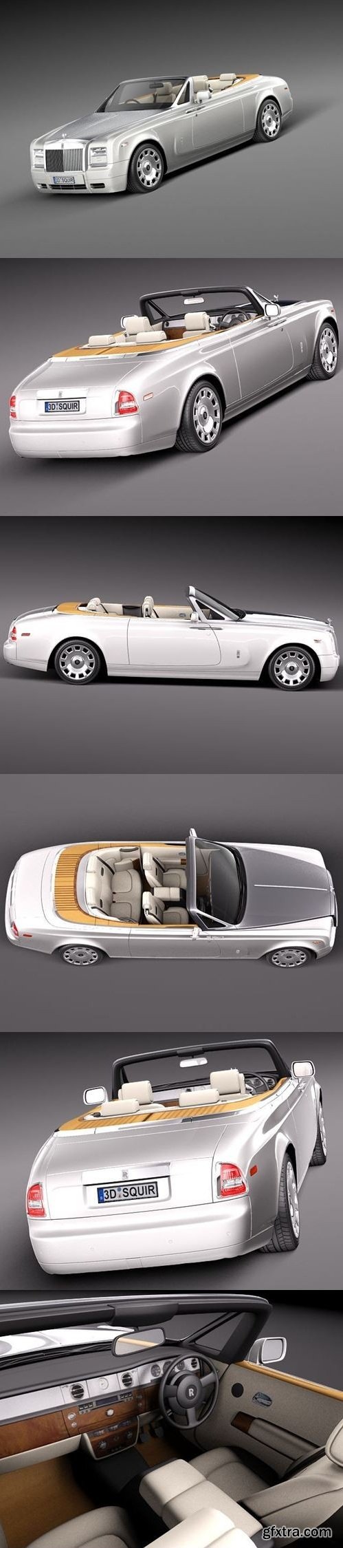 Rolls-Royce Phantom Drophead Coupe 2013 3D Model