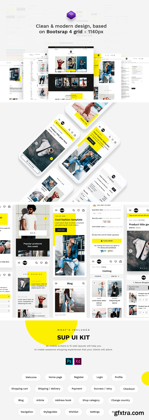 CM - SUP - Fashion Ecommerce UI Kit 2480866