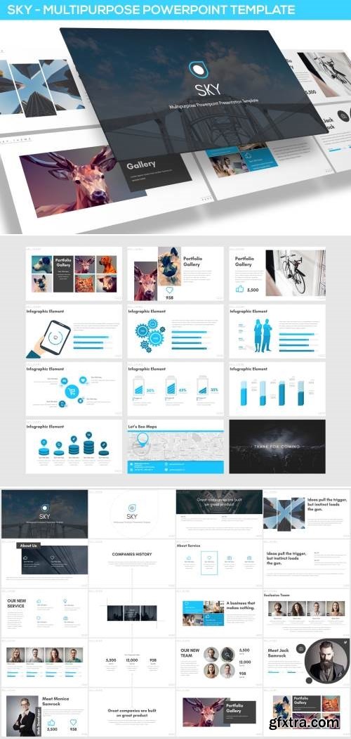 Sky - Multipurpose Powerpoint Template