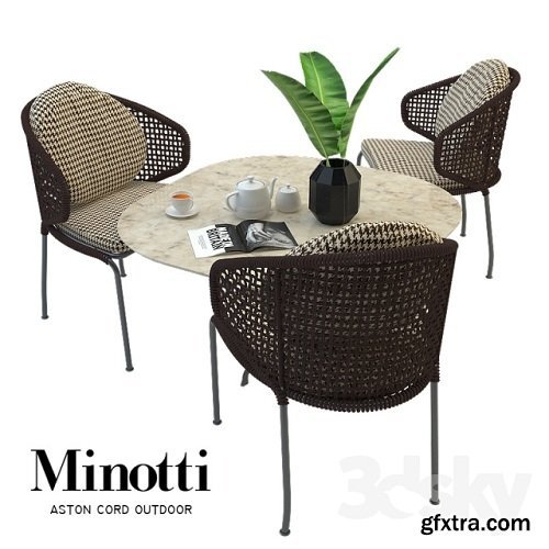 Aston cord outdoor and table claydon Minotti LT