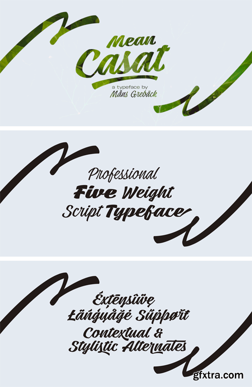 Mean Casat Font Family