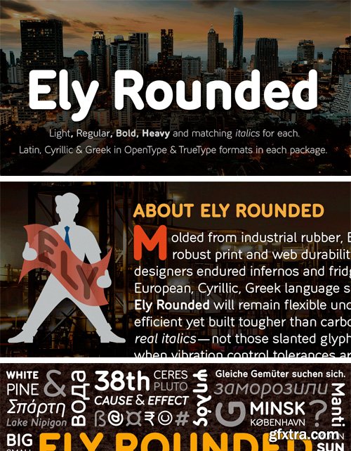 Ely Rounded Font Family