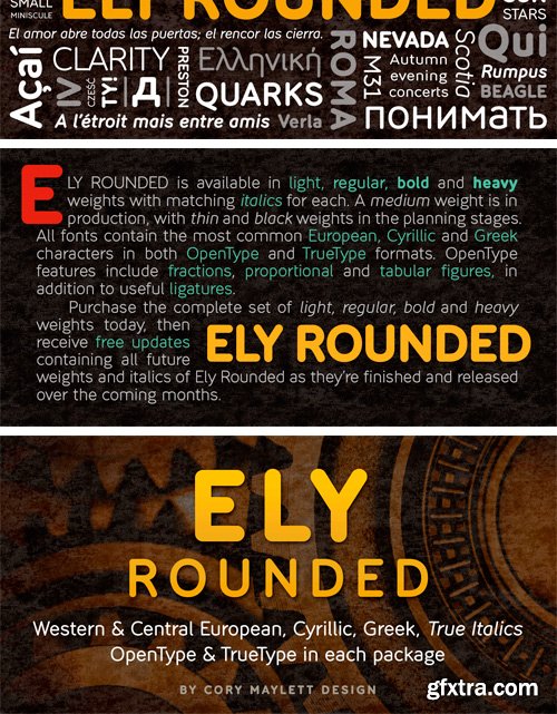 Ely Rounded Font Family